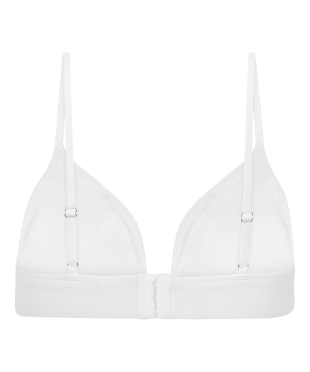 Cotton Bralette, White