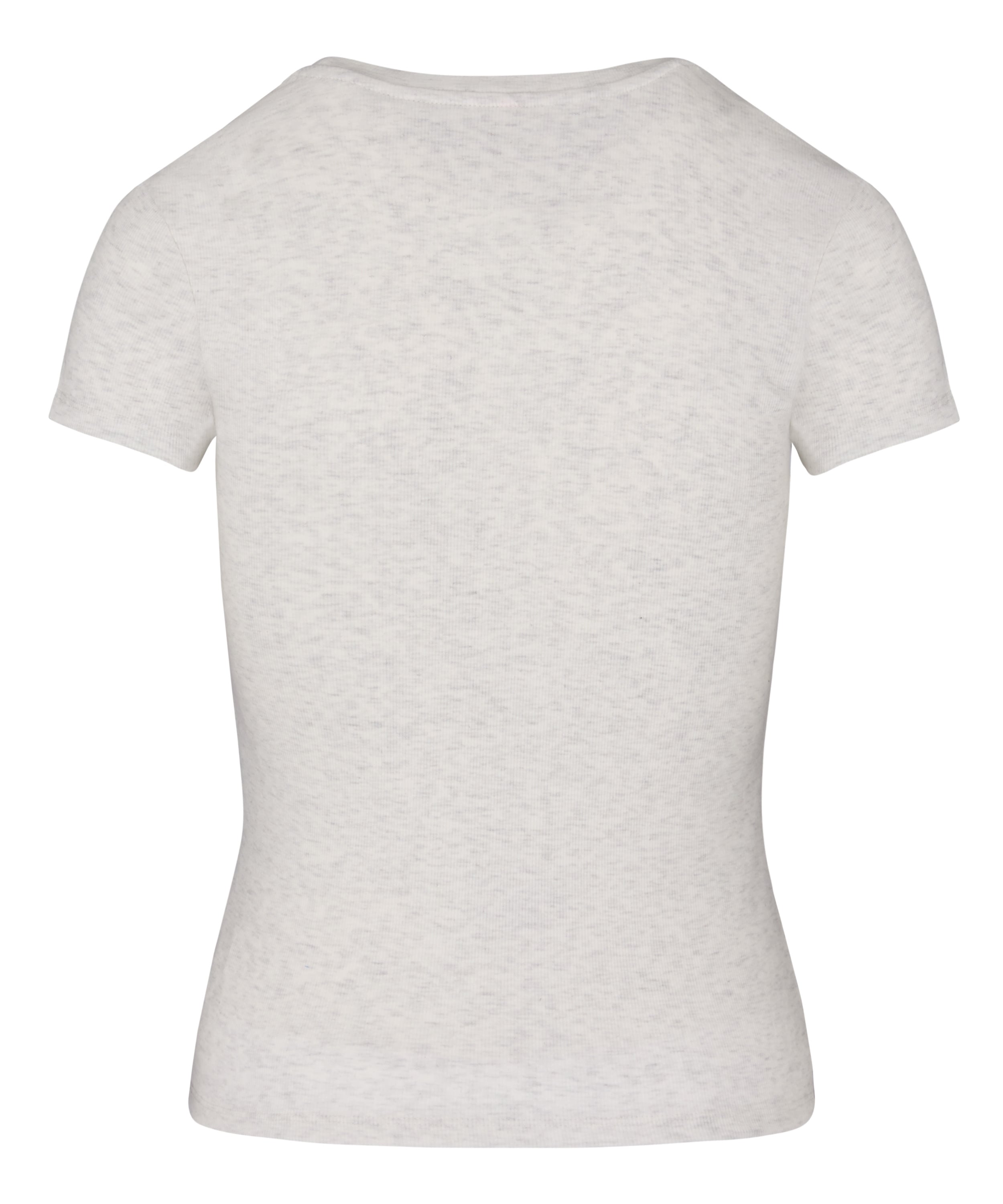 Shortsleeved Pyjama Top , Gray, main