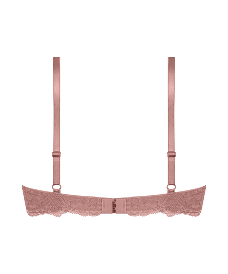 Marine Padded Push-Up Underwired Bra, Pink