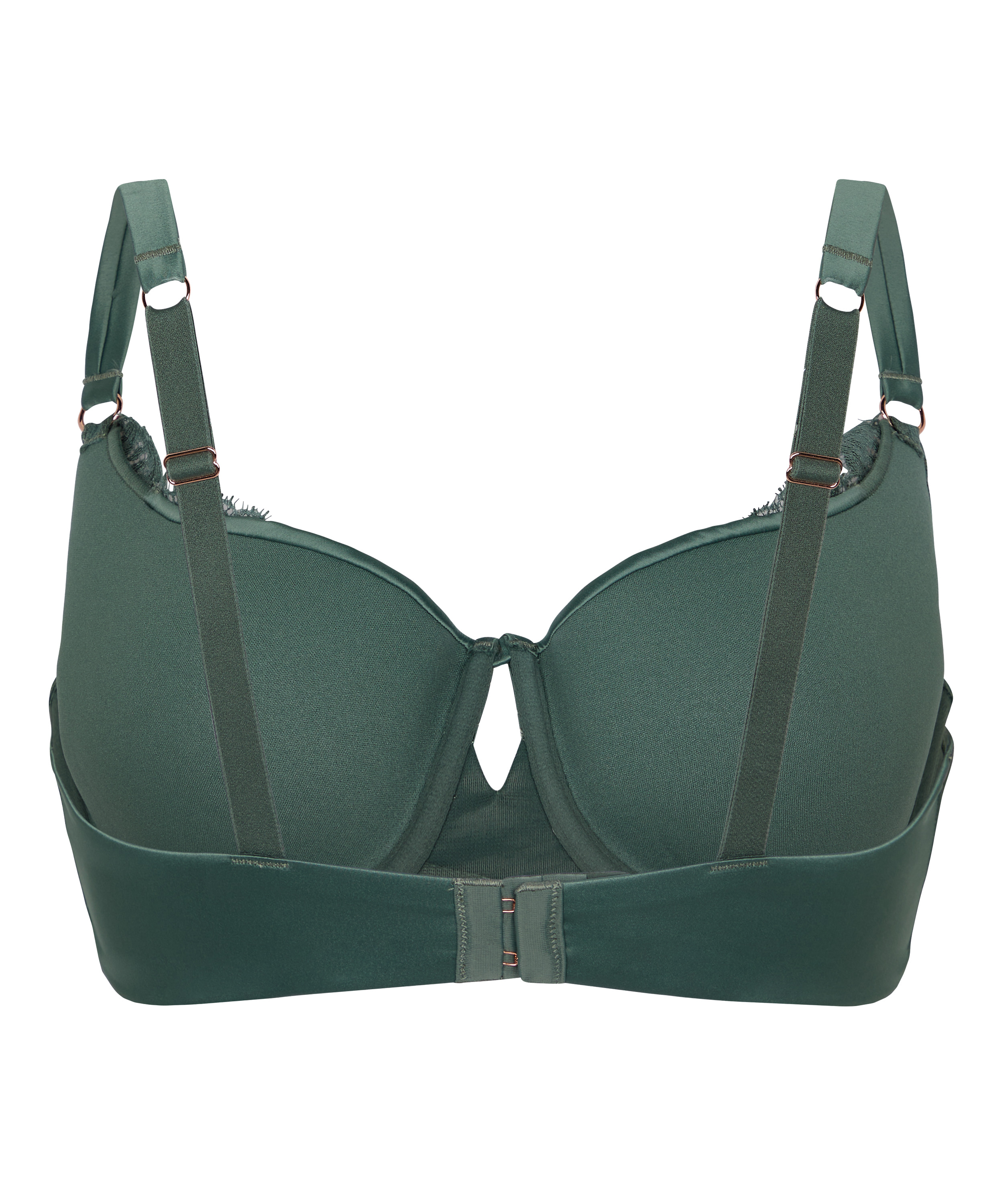 Grace Padded Underwired Bra, Green, main