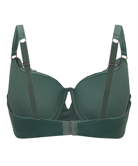 Grace Padded Underwired Bra, Green