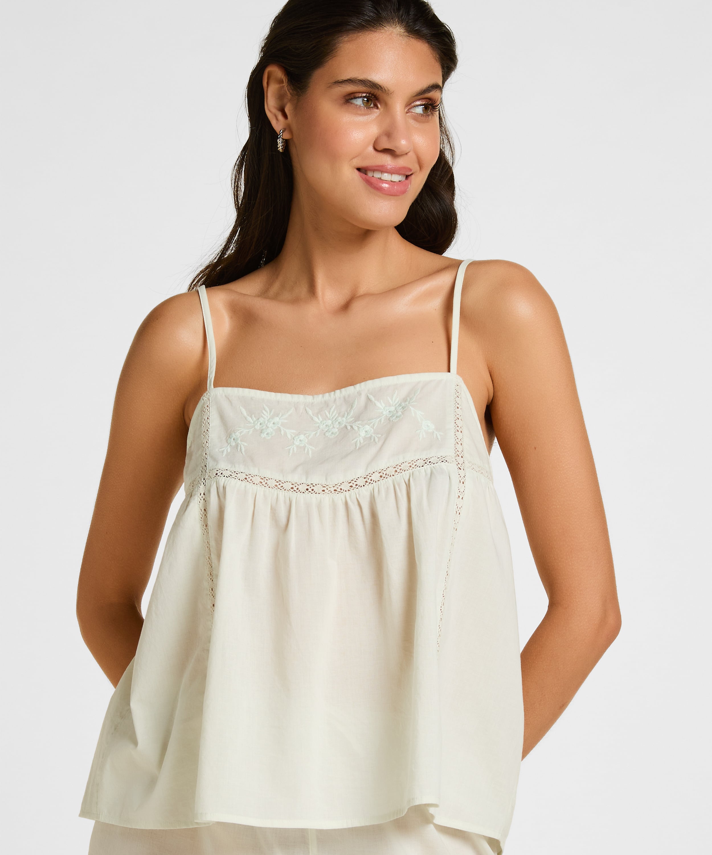 Pyjama Cami, Green, main