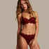 Hannako Padded Underwired Bra, Red