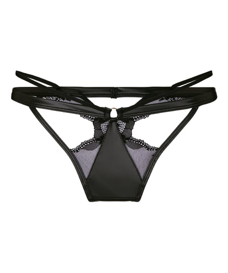 Highleg Thong Ilenia, Black