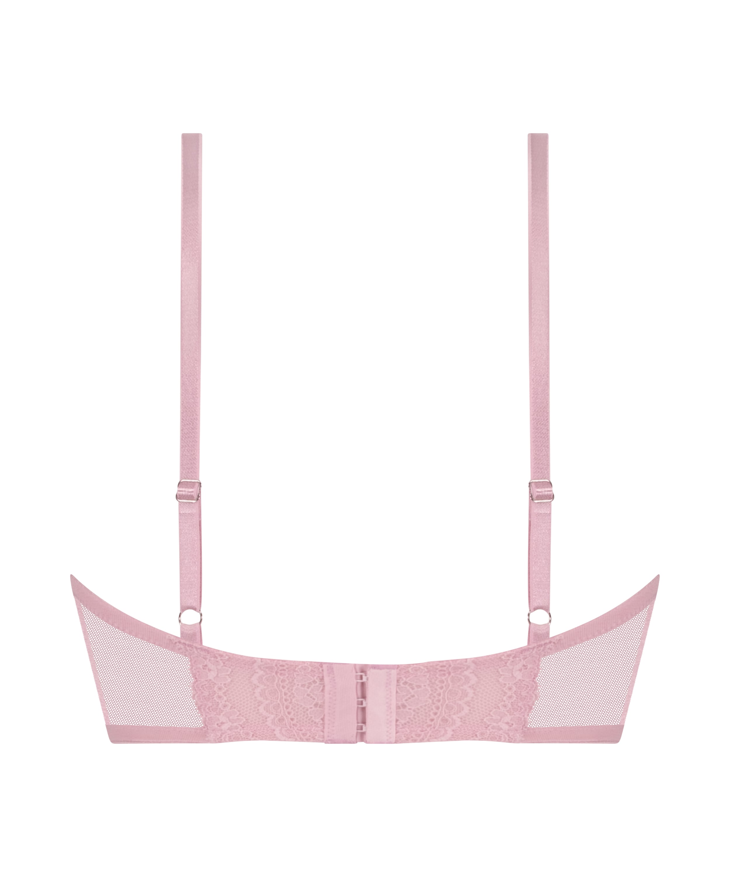 Selina Padded Push-Up Longline Underwired Bra, Pink, main