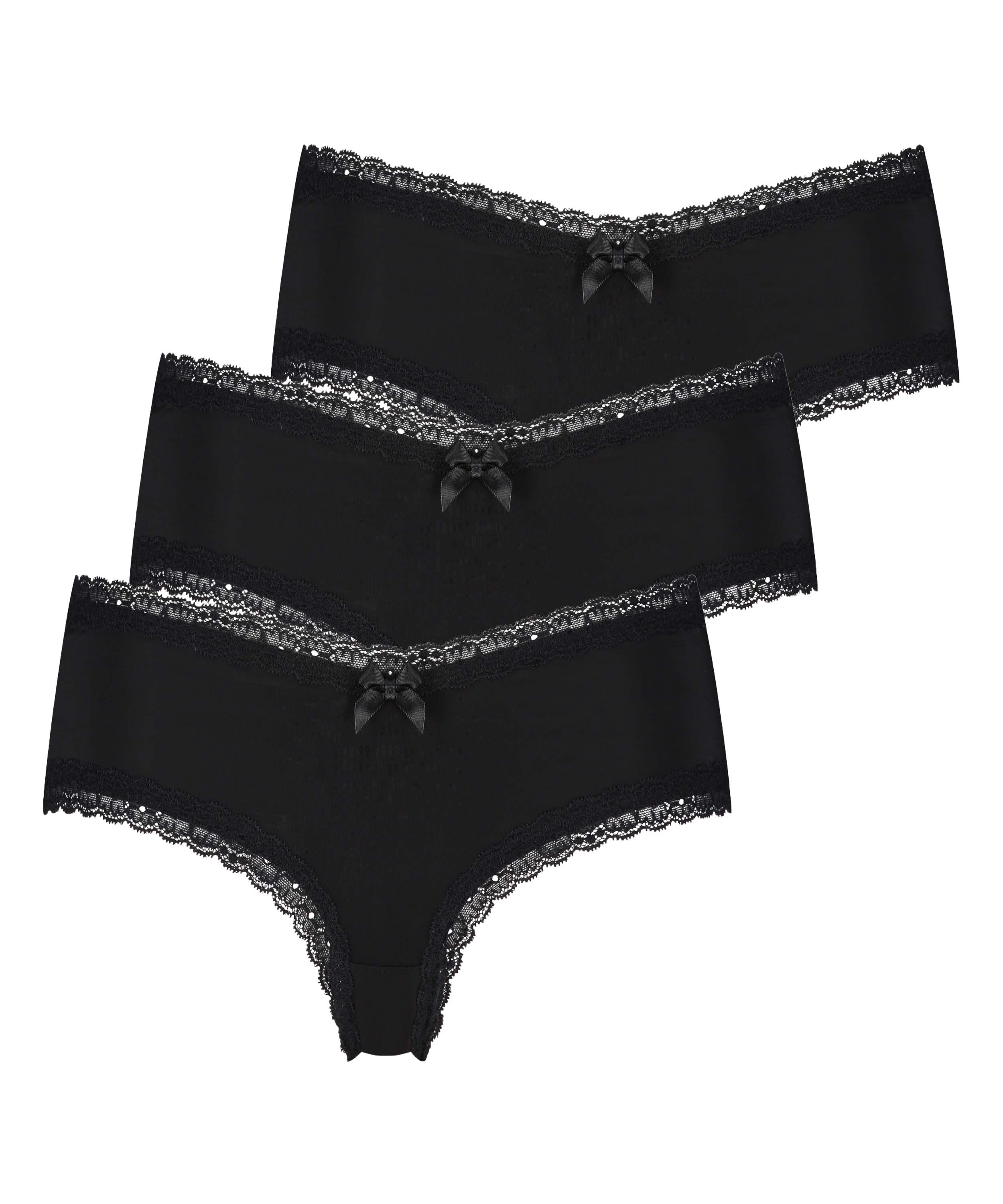 3-Pack London Brazilian, Black, main