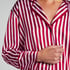 Satin Long-Sleeved Jacket, Pink