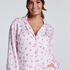 Satin Long-Sleeved Jacket, Pink