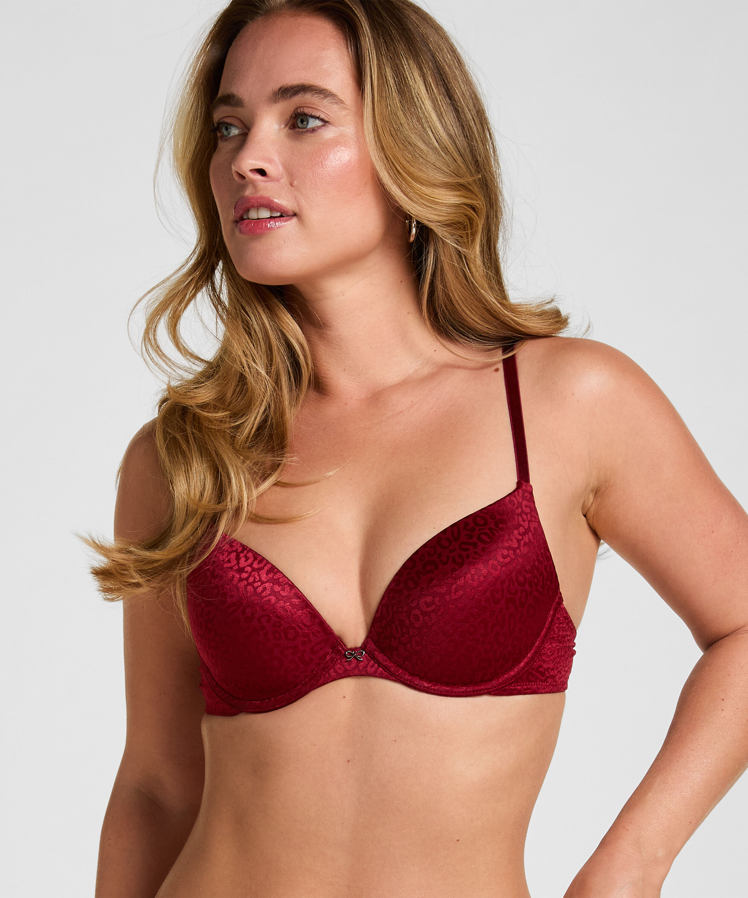 Padded Underwired Bra Jackie, Red