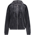 Velvet hoodie jacket, Gray