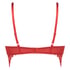 Yves padded longline underwired bra, Red