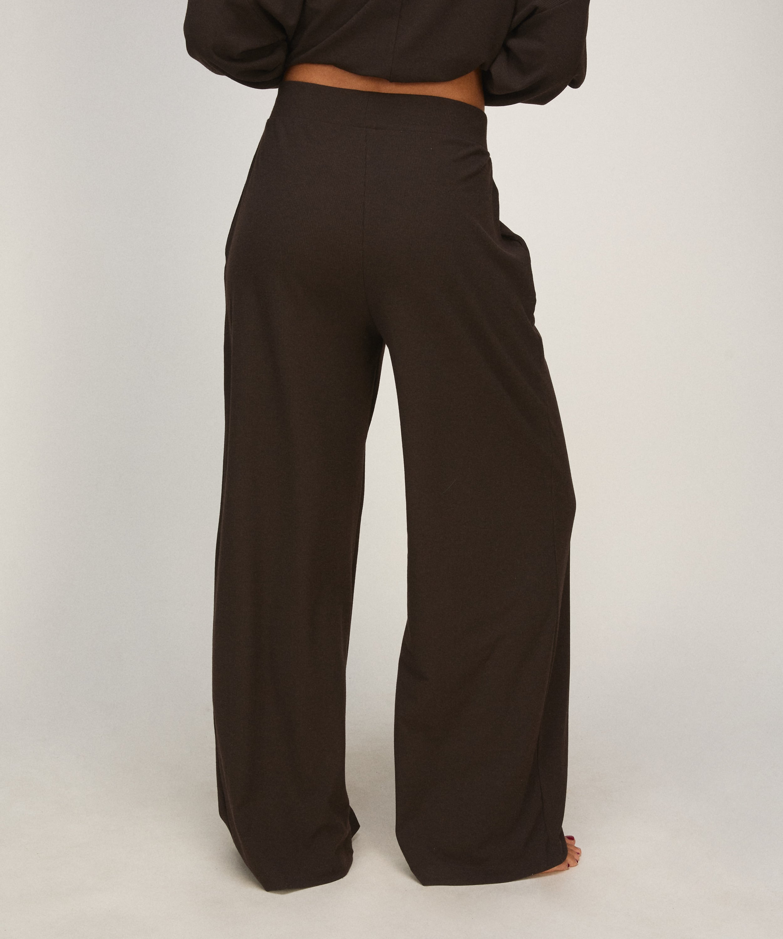 PANT WL PREMIUM RIB JERSEY, Brown, main