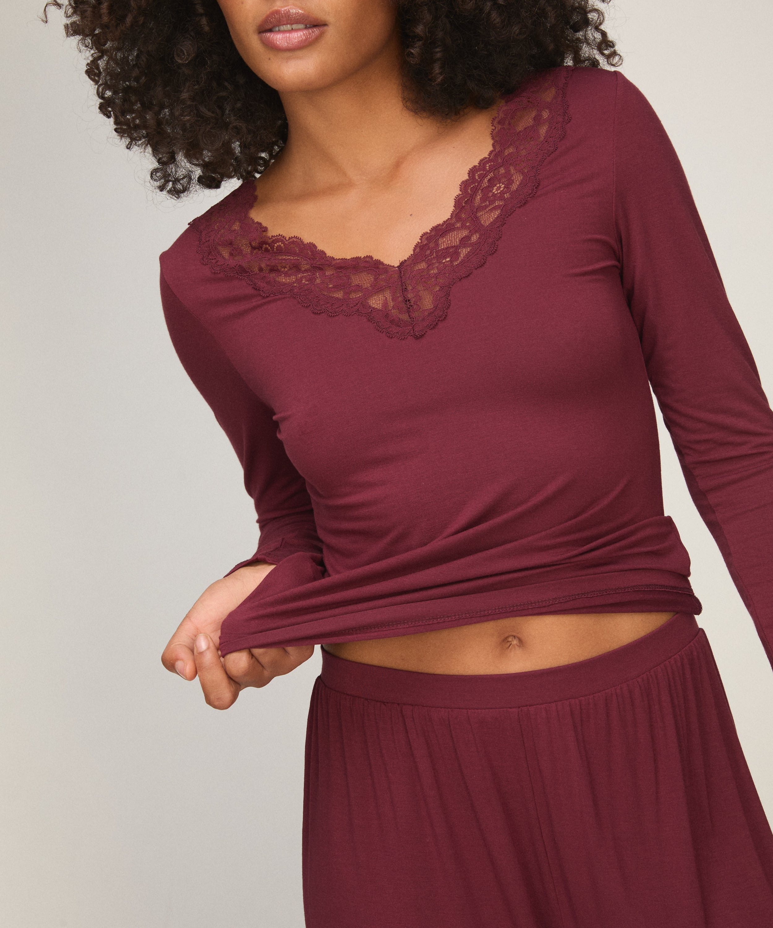 Pyjama Set, Purple, main