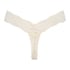 Cotton extra low thong, Beige