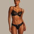 Almendra Non-Padded Underwired Bra, Black