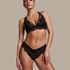 Poppy Non-Padded Underwired Bra, Black