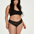 Iva high leg Brazilian Curvy, Black