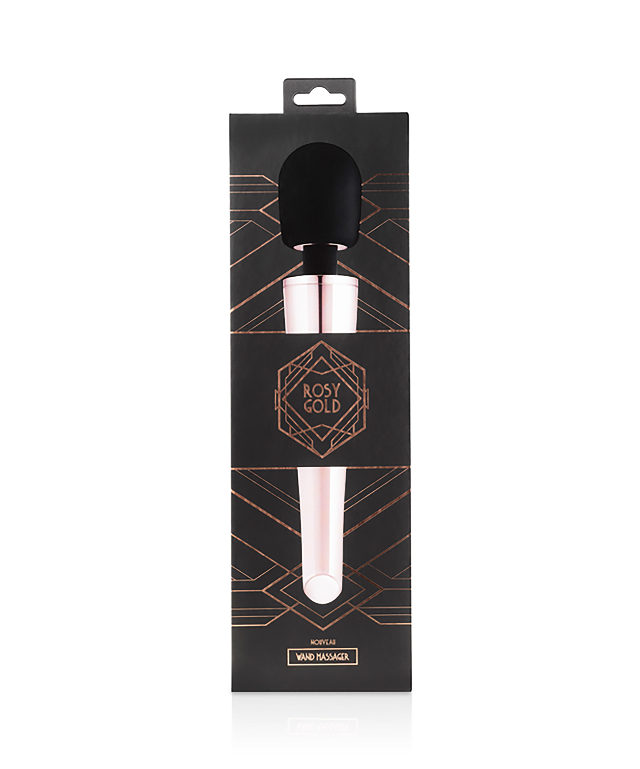 Rosy Gold Nouveau Wand Massager, Pink, main