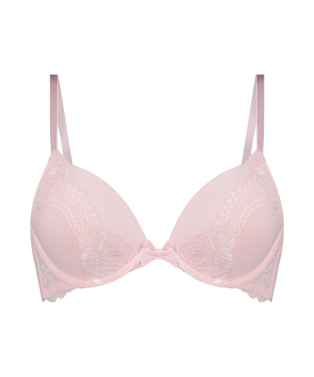 Kimberley Padded Push-Up Underwired Bra, Pink