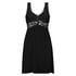 Nora Lace Slip Dress, Black