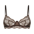 Isabelle non-padded underwired bra, Brown