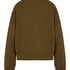 Top crew brushed sweat, Green