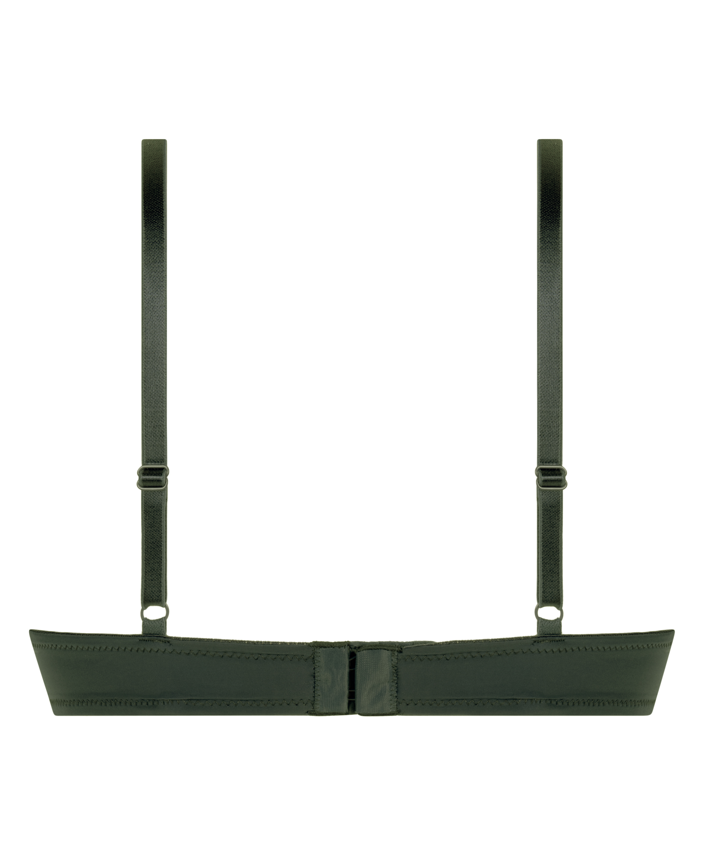 Plunge Padded Underwired Bra, Green, main