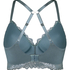 Andrea Padded Non-Wired Bra, Blue