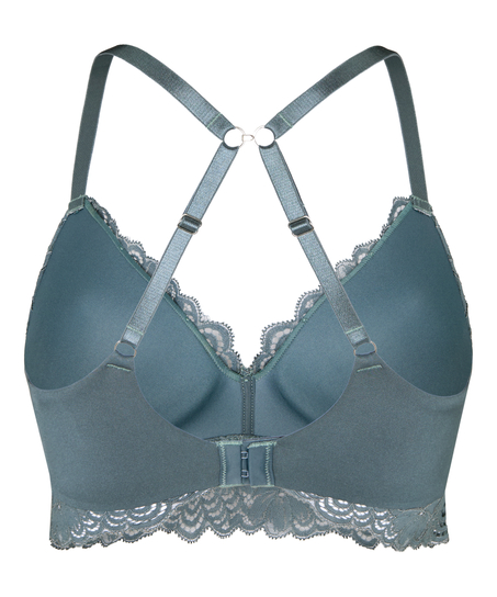 Andrea Padded Non-Wired Bra, Blue