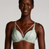 Lillia Padded Push-Up Underwired Bra, Green