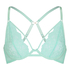 Cinnamon Non-Padded Underwired Bra, Green