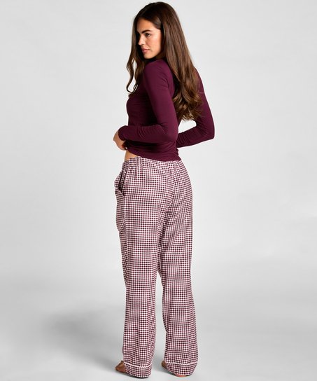 Pyjamaset Twill, Purple