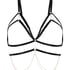 Chain Top Bralette, Black