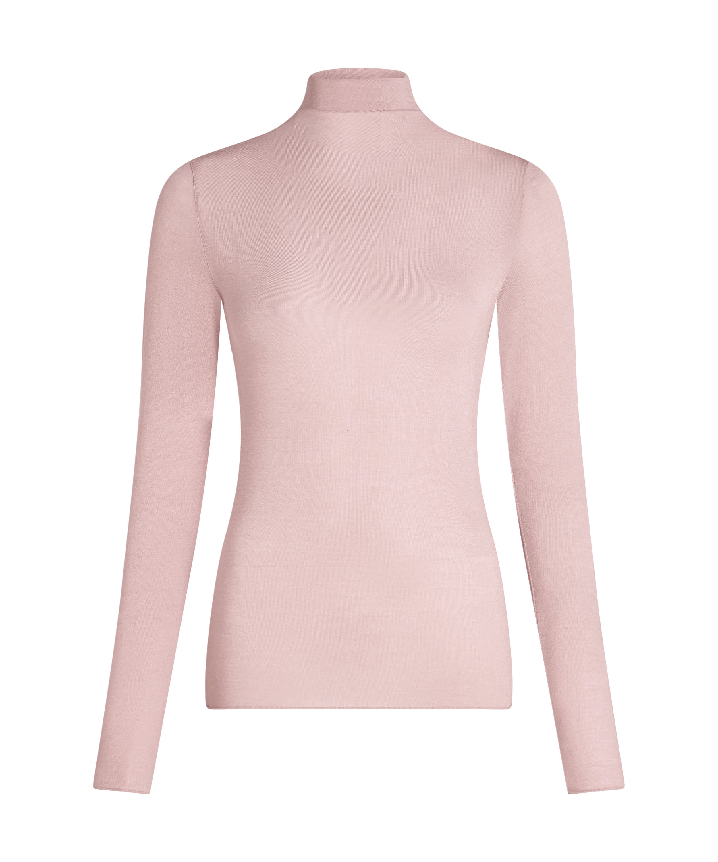 super soft Turtleneck Shirt with Cashmere, Pink, main