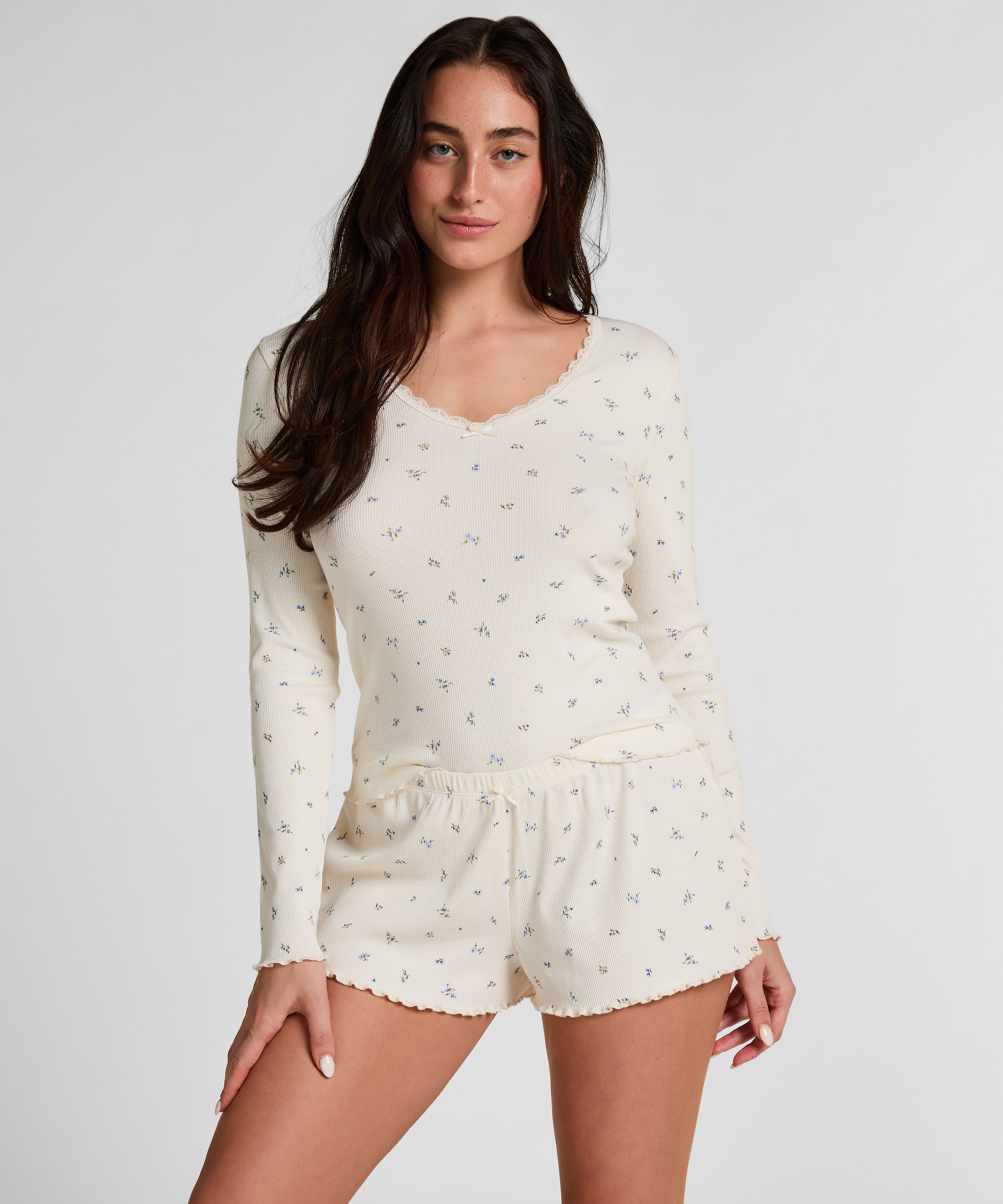 Pyjama Set Daisy, White, main