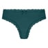 V-shaped Brazilian knickers mesh, Green