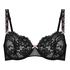 Dorothy Non-Padded Underwired Bra, Black