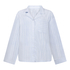 Jacket Woven Cotton Stripe, Blue