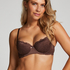 Marine Padded Underwired Bra, Brown