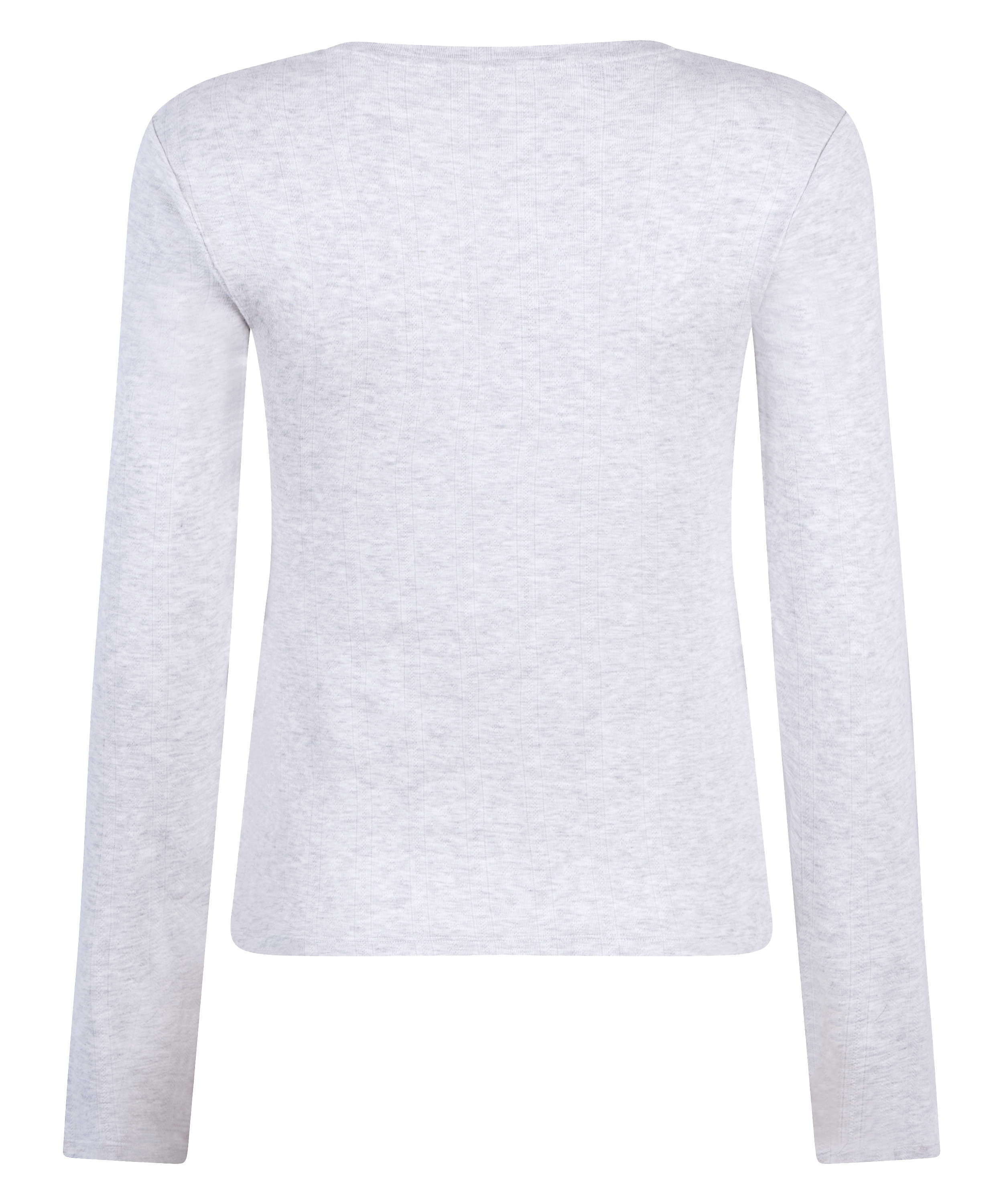 Pyjama top Pointelle, Gray, main