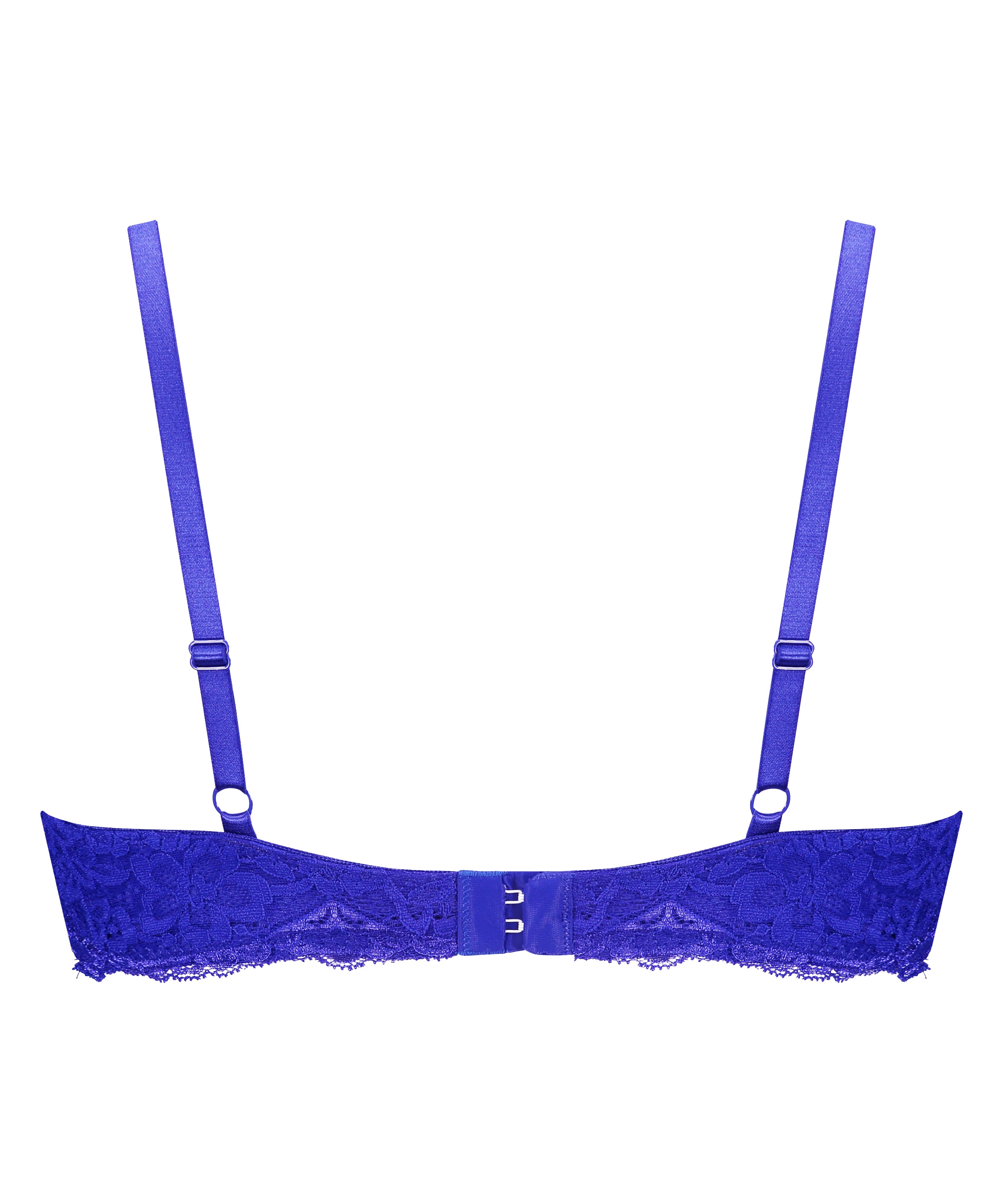 Marine Padded Push-Up Underwired Bra, Blue, main
