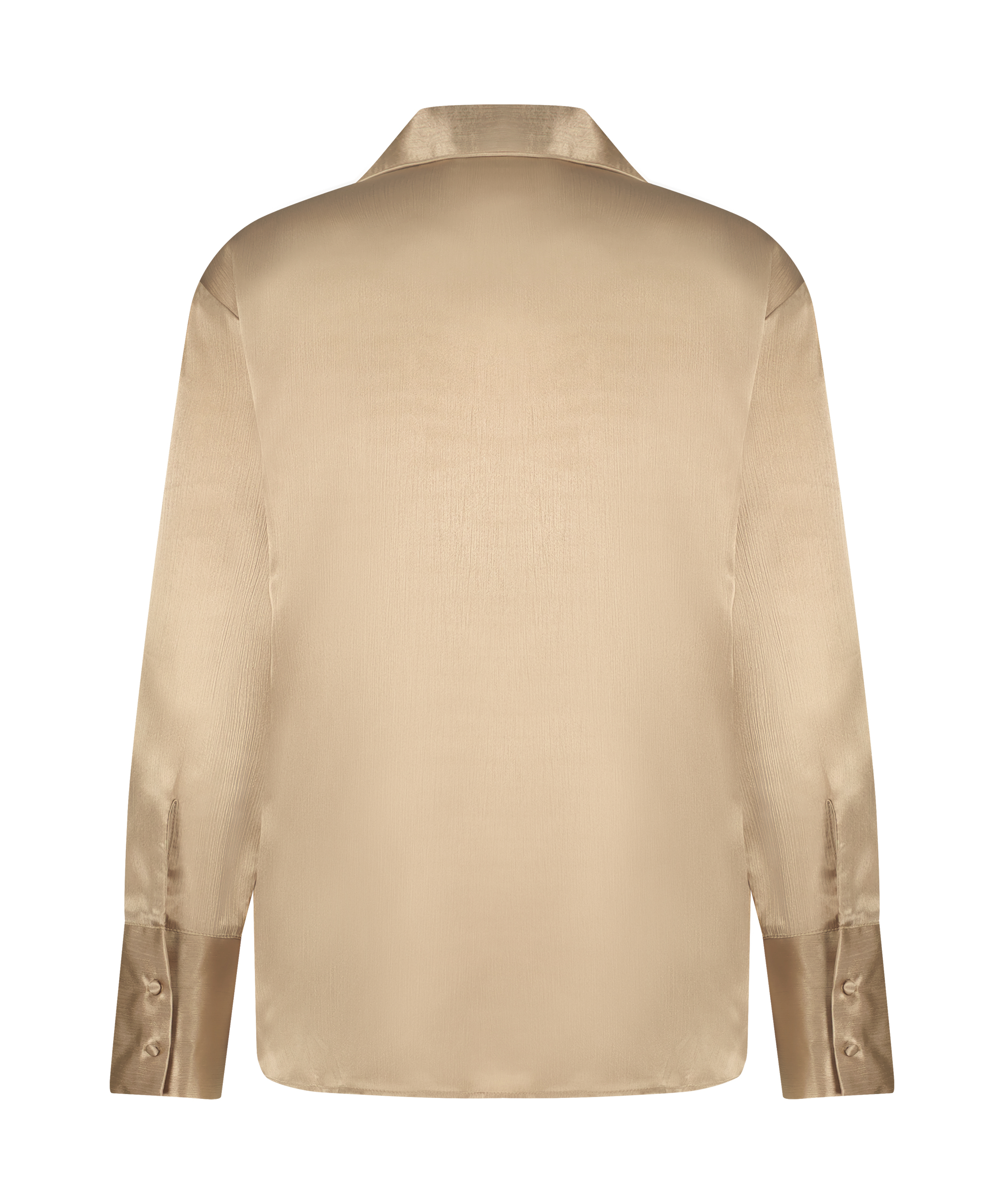 Satin Long-Sleeved Jacket, Yellow, main