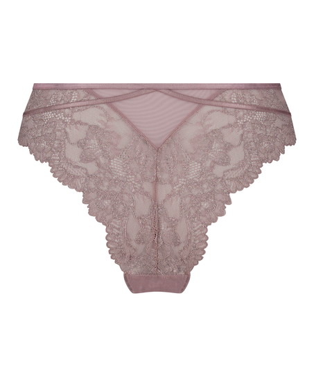 Meghan high-leg Brazilian, Purple