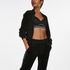 HKMX Velvet Sports Pants, Black