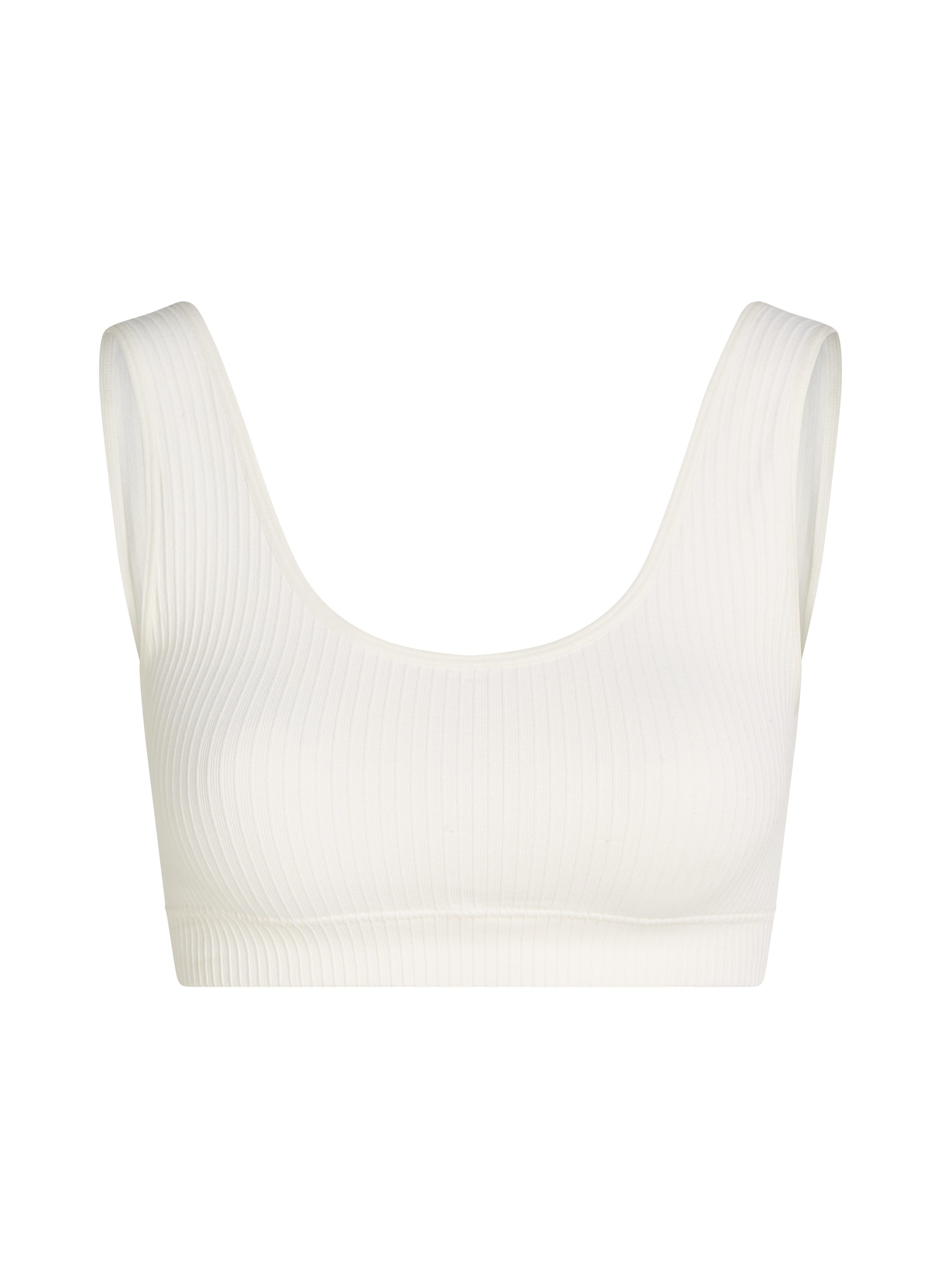 Dianne Scoop Bralette, White, main