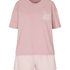Pyjama Set with Short and T-shirt, Pink