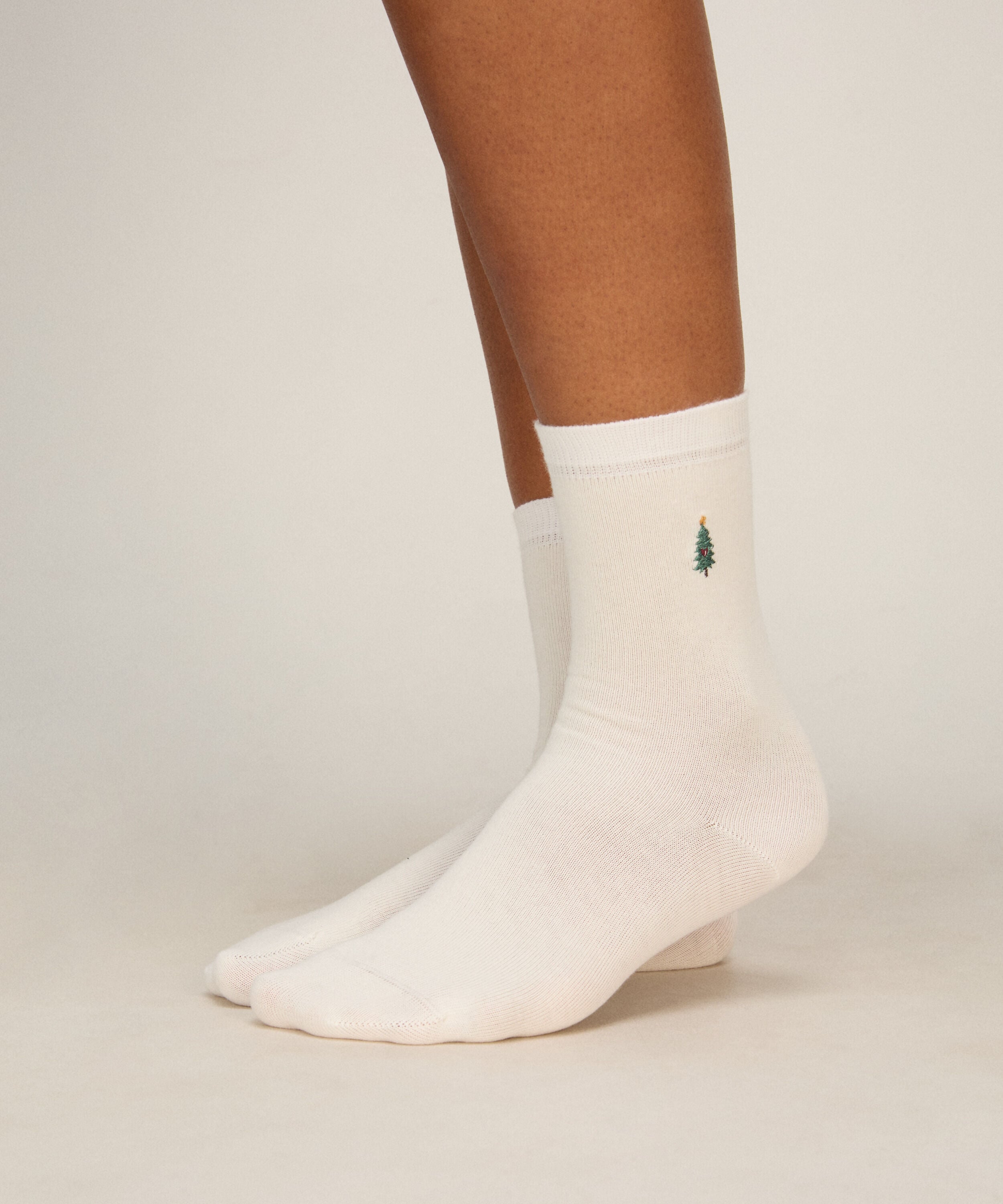 Socks 3 Pair Cotton, Red