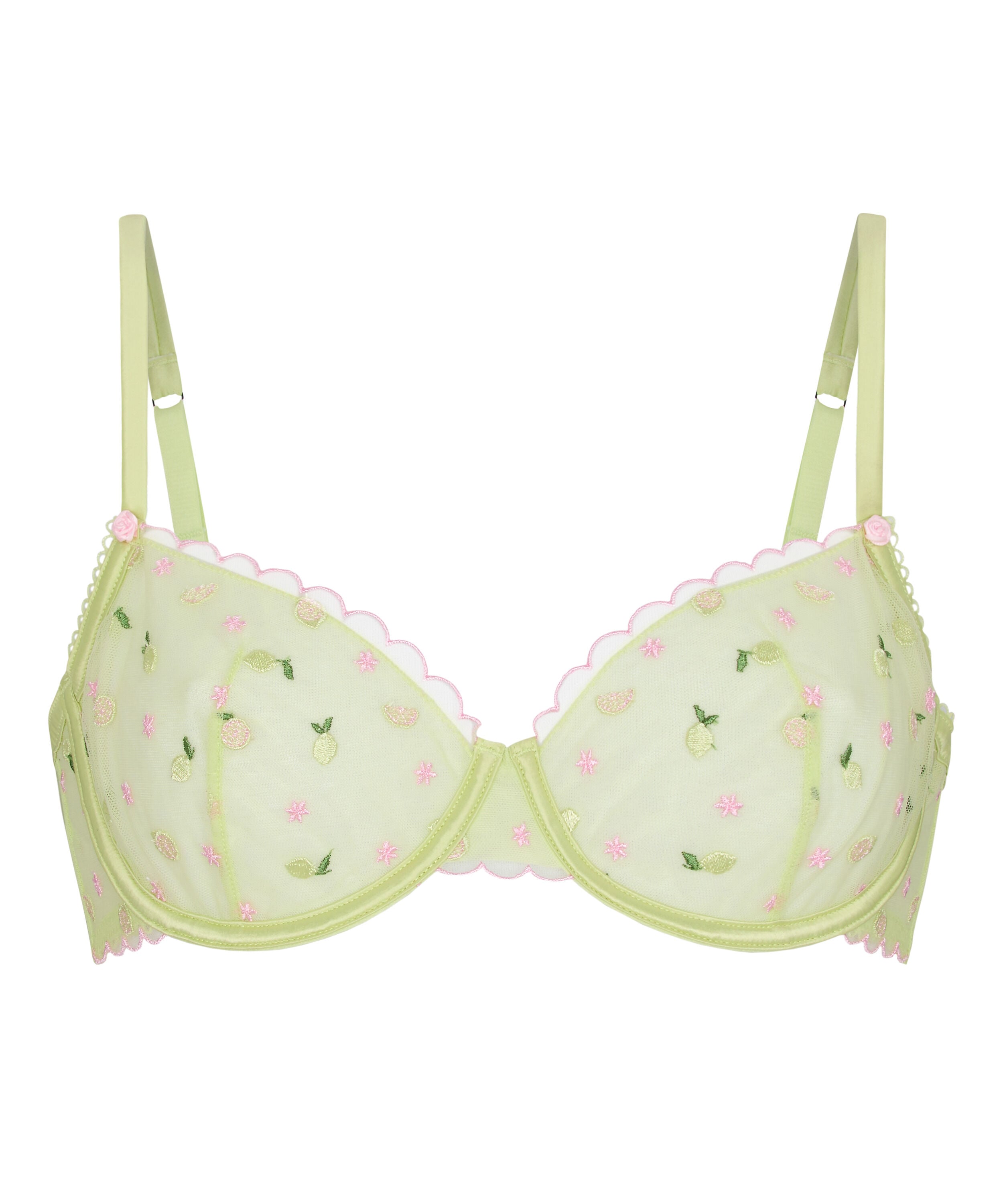 Non-Padded Underwired Bra Harriet, Green