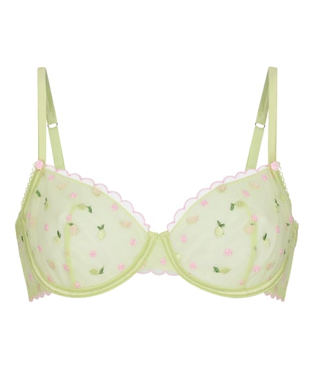 Non-Padded Underwired Bra Harriet, Green