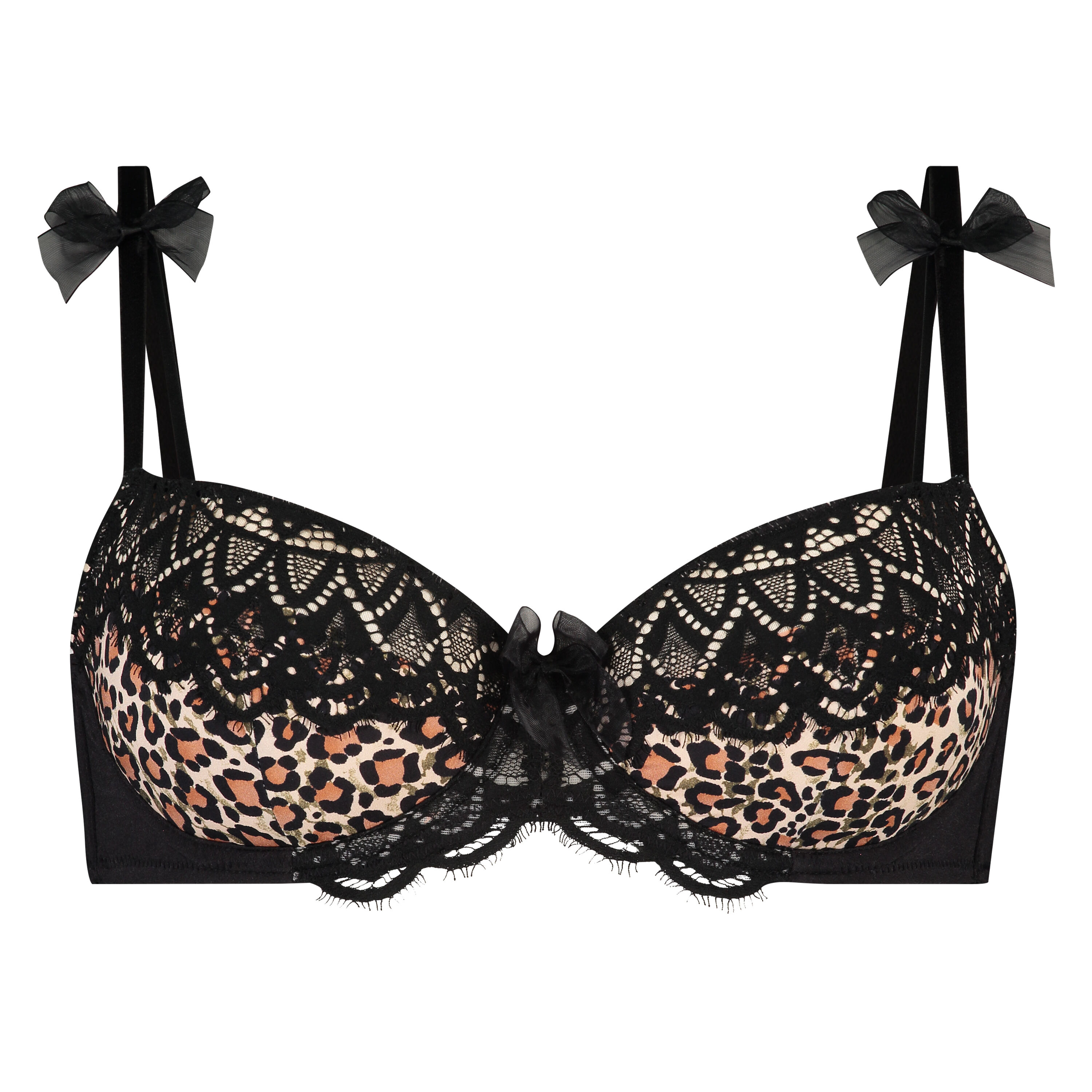 Gigi Padded Underwired Bra Animal Print - Padded bras - Hunkemöller
